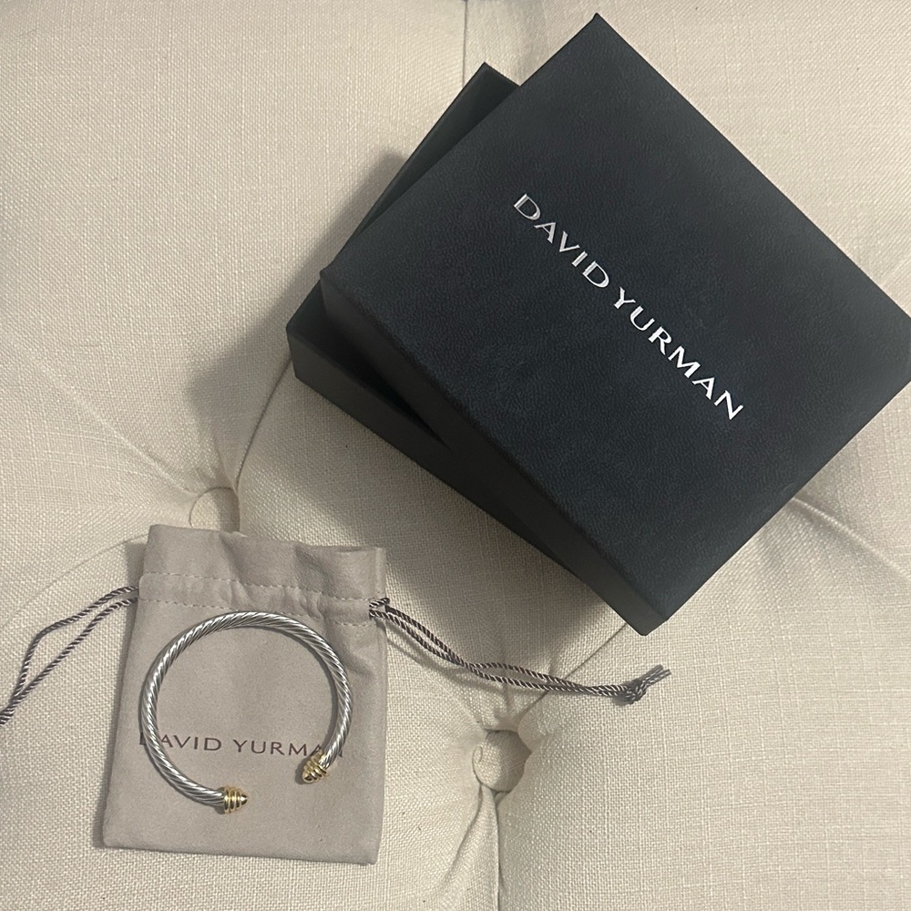 David Yurman Classic Two-Toned Cable Bracelet